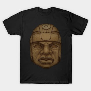 Olmec Stone Head Sandstone T-Shirt